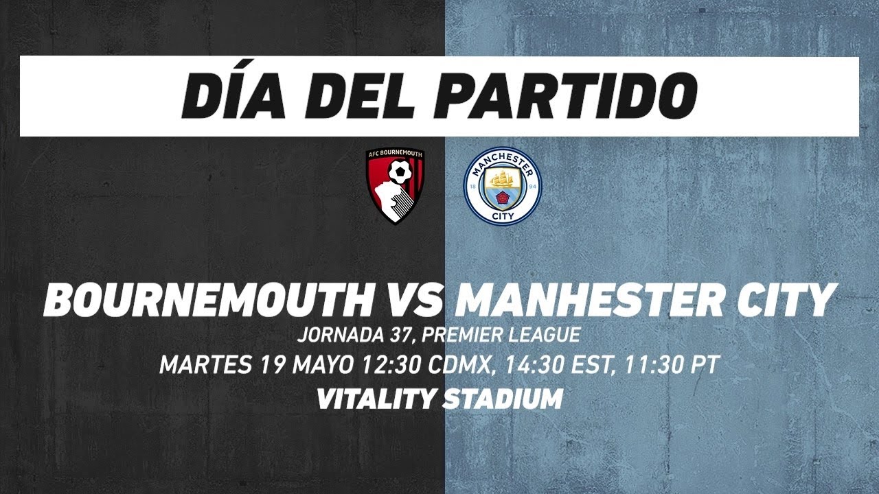 Bournemouth vs Manchester City, frente a frente: Premier League