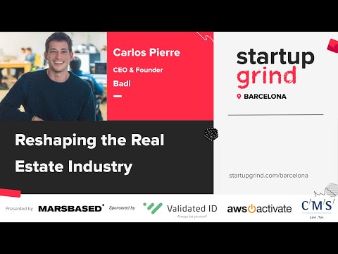 Carlos Pierre (CEO & Founder @ Badi) at Startup Grind Barcelona