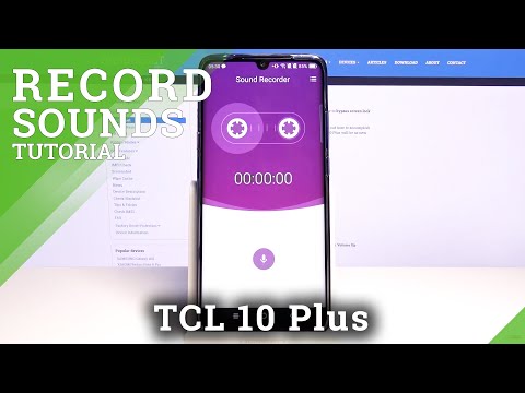 Record Sounds - Voice Recorder App in TCL 10 Plus