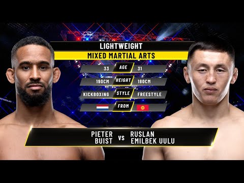 Pieter Buist vs Ruslan Emilbek Uulu full fight