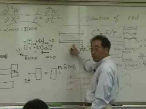[Lecture 25-7: Vibration of Rod] Mechanical Vibration by Prof. Yang-Hann Kim at KAIST