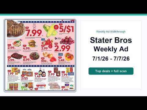 Stater Bros Weekly Ad