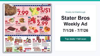 Stater Bros Weekly Ad (7/1/26 - 7/7/26) Best Deals