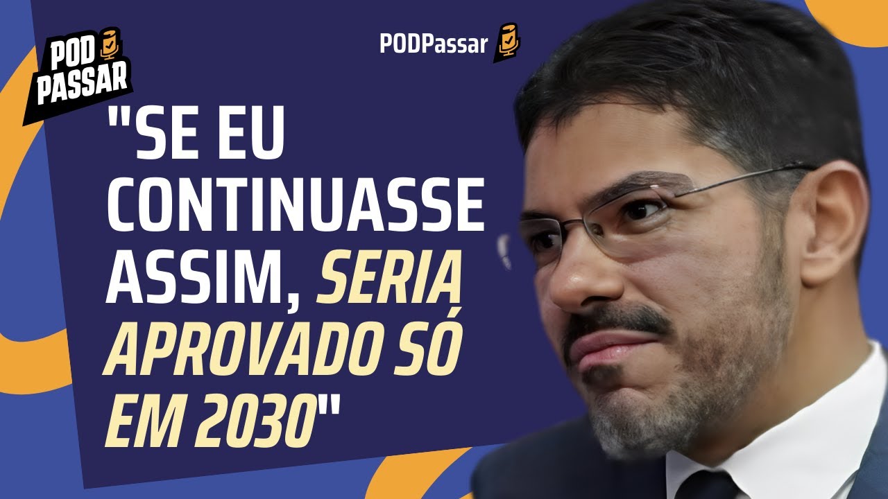 Como Gerson Aragão se DEBRUÇOU nas provas de concurso público para ser aprovado!