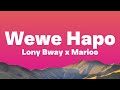 Lony Bway Ft. Marioo - Wewe Hapo (Lyrics)| Dondosha Tiktok Song