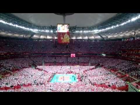 Hymn Polski Mistrzostwa Świata w Piłce Siatkowej Mężczyzn Polska 2014 Stadion Narodowy