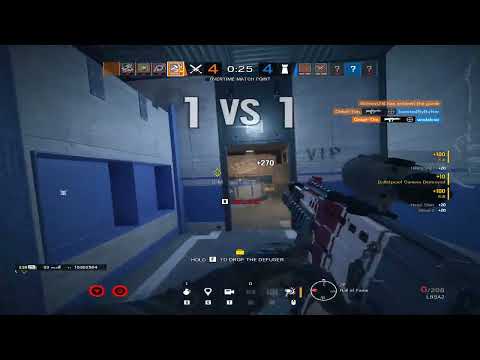 1vs3 Overtime Tournament Clutch. RS6. Rainbow Six Siege
