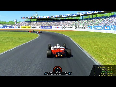 Rfactor 2 F1 1988 round 11 🇩🇪 Hockenheim