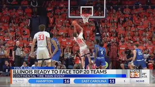 Illini men’s basketball have challenging weekend, facing 2 top 20 teams