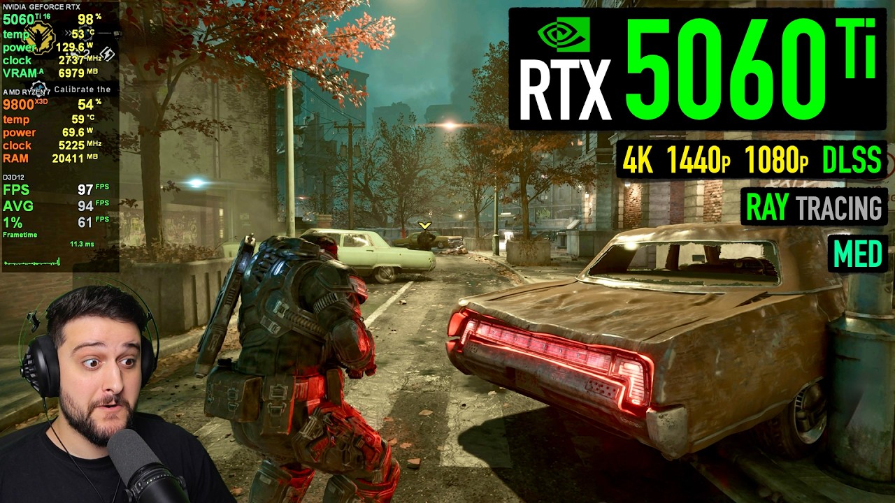 RTX 5060 Ti - Gears Of War: E-Day - Holy Stuttering!!!! (Tested in 2 PCs)