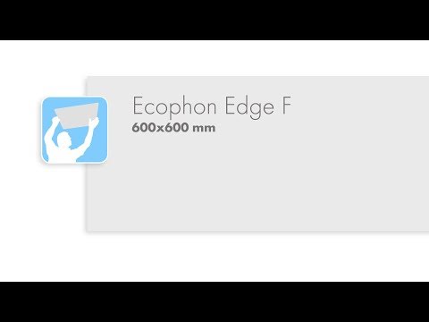 Ecophon Edge F 600x600 mm installation