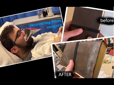 I'm back in business!!! from surgery + restoration my  grail diary  "replica"  part 6