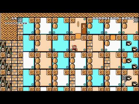 正しい道を探せ!3色パズル迷路 Puzzle　Maze by Bee! 一SUPER MARIO MAKER一 No Commentary 1AL