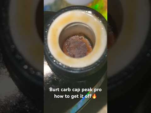How to remove chazz burnt bowl build up Puffco peak aptamizer in chamber  #Chazz #Buildup #Puffco