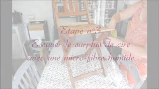 Tuto n 1: nettoyer un meuble ciré