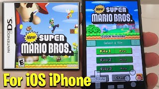 PLAY Super Mario Bros on iPhone iOS Emulator &