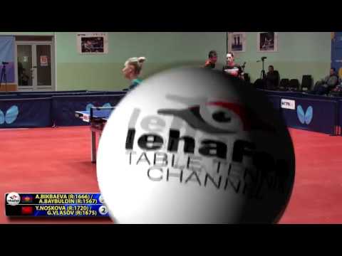 BIKBAEVA, BAYBULDIN - NOSKOVA, VLASOV 9 #RUSSIAN #Championships #tabletennis #настольныйтеннис