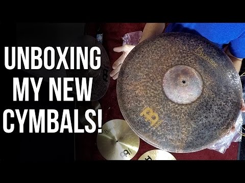 Unboxing My New MEINL Cymbals | ABBDRUMS