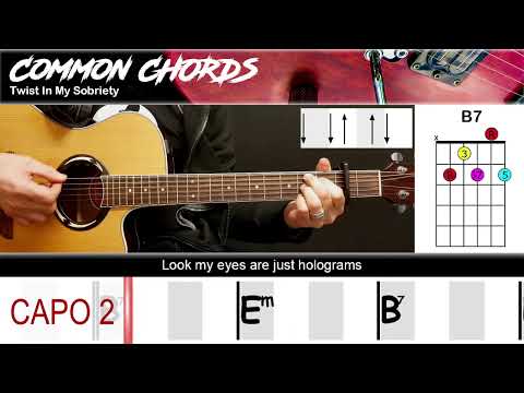 Twist In My Sobriety (Capo) - Tanita Tikaram | EASY GUITAR LESSON | Scrolling Chords & Lyrics