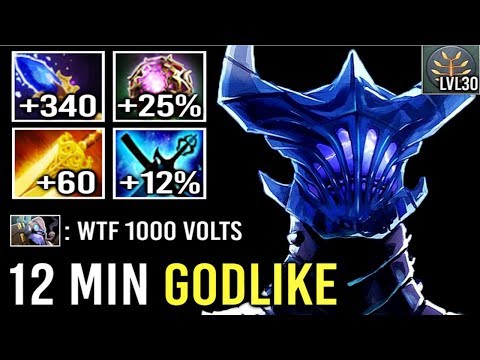 ELECTRIC IMBA MID IS BACK! 12 Min Godlike 7.23 Razor 1000 Volts AOE Burst Dmg Delete Tinker Dota 2