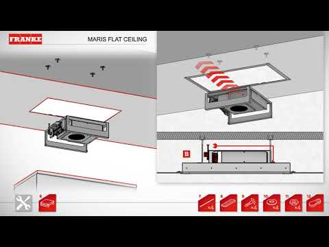 Franke Hoods Maris Flat Ceiling Installation