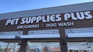 Pet Store Tour with a DOG WASH!! -Pet Supplies Plus - Animal Grooming Center - Pet Store Deals