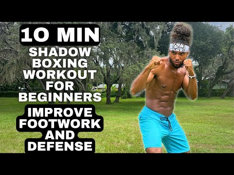 10 Min Shadow Boxing Workout For Beginners | Footwork And Defense Focus