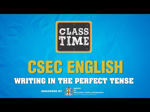 CSEC English Writing in the Perfect Tense The Cover March 1 2021