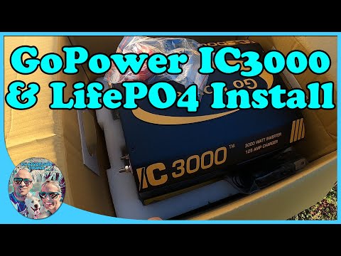 Go Power IC3000 Install & DiY 12v 300ah LifePO4 Battery Install - Step By Step