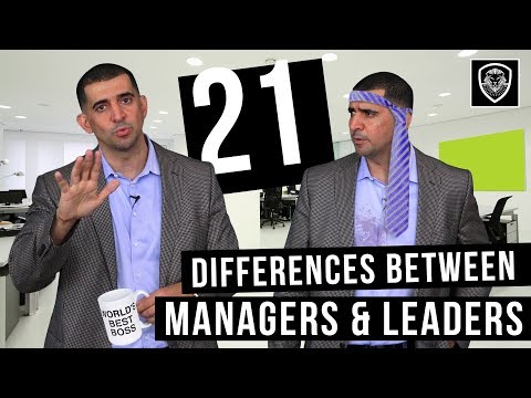 21 Differences Between Managers & Leaders 21 Differences Between Managers & Leaders