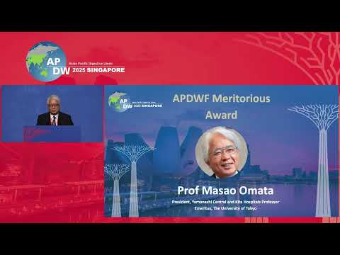 APDW 2025 - APDWF Meritorious Award