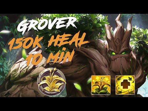 GROVER 150K HEAL en 10 MIN - MEILLEUR SUPPORT EARLY GAME sur PALADINS ! (Floraison Rapide)