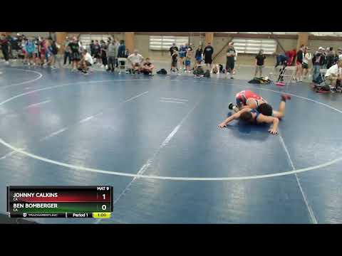 195 Lbs 5th Place Match - Johnny Calkins, CA Vs Ben Bomberger, CA B451