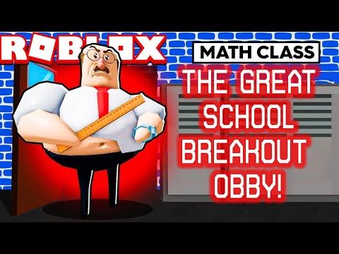 GREAT SCHOOL BREAKOUT - Roblox OBBY EASY MODE Full Walkthrough
