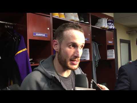 Marcelo Huertas discusses Lakers' loss to Jazz