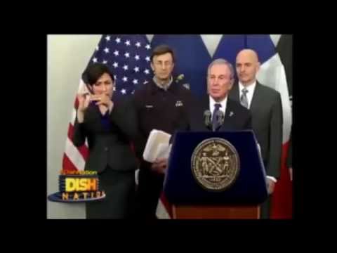 Mayor Michael Bloomberg and His Enthusiastic Interpreter