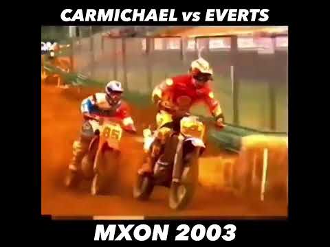 Everts vs Carmichael MXoN 2003 - Epic Battle