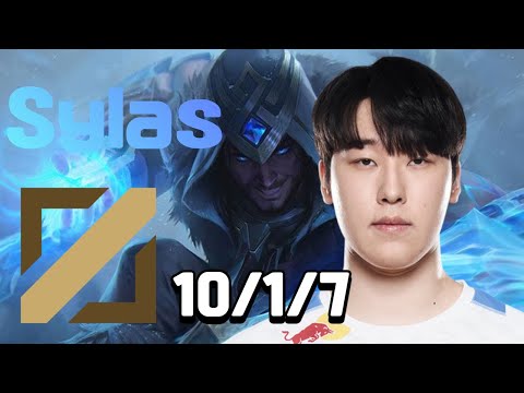 Sylas vs Zoe MID Rank KR Challenger Patch 12.15