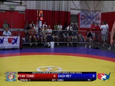 University Freestyle 120kg - Zach Rey vs. Ryan Tomei