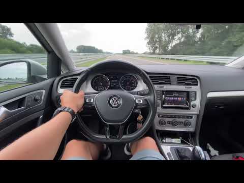 VW Golf 7 Tdi Dsg auf der Autobahn 🛣