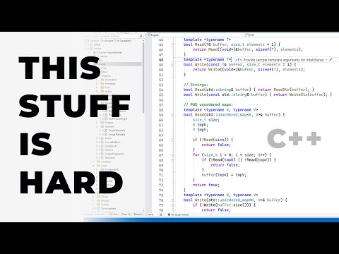 Me ranting for 8 Min straight about Game Engine Dev and Serialization