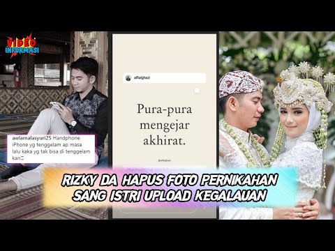 BUYAR!? RIZKY DA HAPUS PHOTO PERNIKAHAN, NADYA SANG ISTRI LANGSUNG BAHAS HAL KEMUNAFIKAN