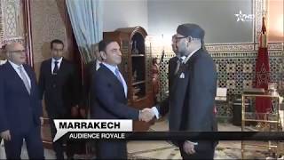 Carlos Ghosn en audience Royale à Marrakech