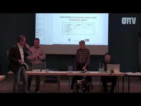 Auslosung der Offenbacher Hallen-Fußball Stadtmeisterschaften 2023
