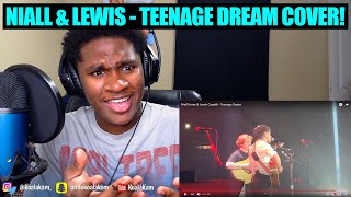 they performed for INSURANCE!? Niall Horan &amp; Lewis Capaldi - Teenage Dream (Cover) | REACTION