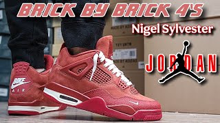 Nigel Sylvester x Air Jordan 4 'Brick by Brick' Sneaker Review & On Feet