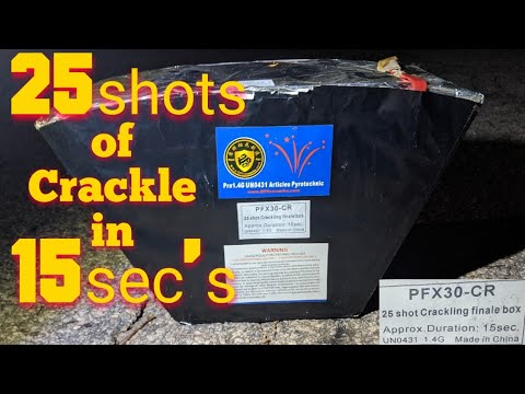 2️⃣5️⃣shot 500gram: PRO CRACKLE FAN (Dominator Pro) *LOUD as HELL*