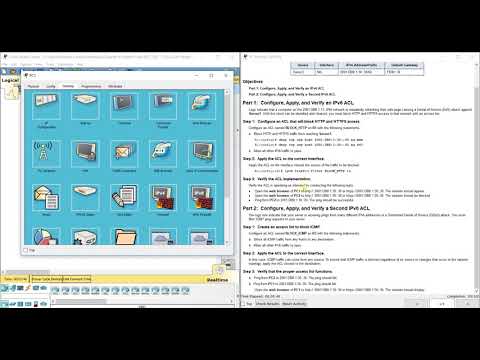 PKT 4.3.2.6 - Configuring IPv6 ACLs