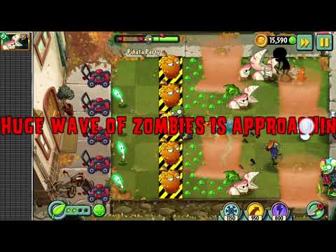 Plants vs Zombies 2 gameplay - Piñata Party - 23rd November 2021