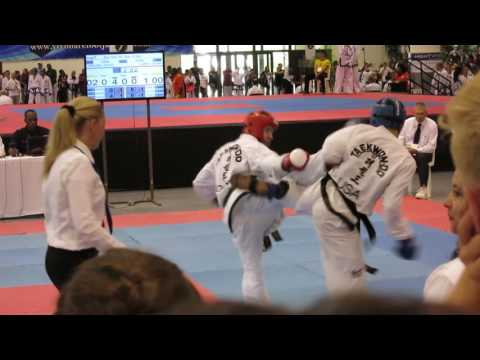 Julio Carlos (USA) vs Sanel Ljutic (Slovenia) - Mens Sparring - 2014 ITF World Cup Jamaica